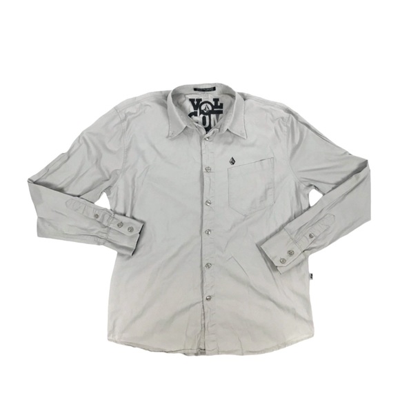 Volcom Tailored L/S Button Down Shirt - Picture 1 of 7